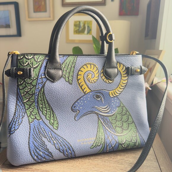 Burberry "Beasts" Medium Banner Tote - Picture 1 of 17